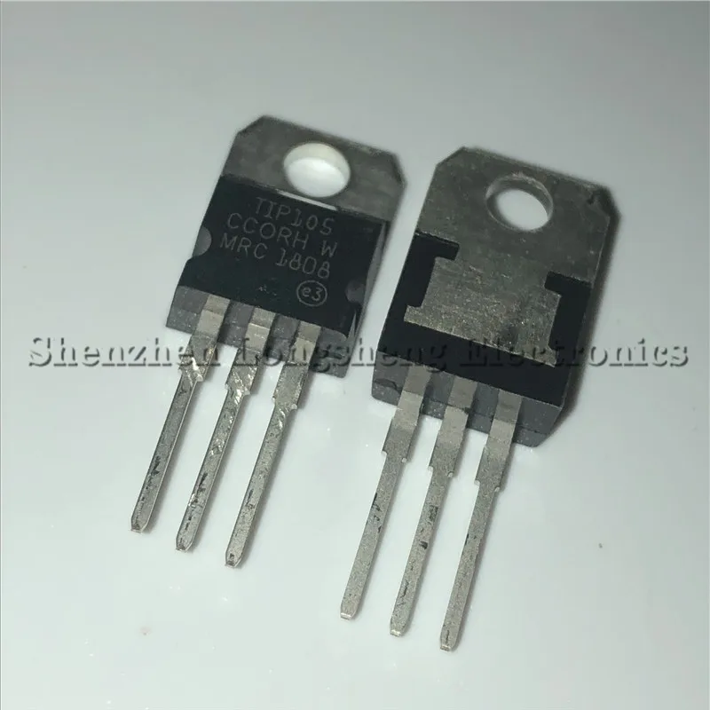 

10 шт./лот Новый TIP105 встроенный TO-220 NPN Darlington triode в наличии
