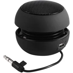 Compact Travel Loud Speaker with Built - in Battery and Retractable Design (As shown)