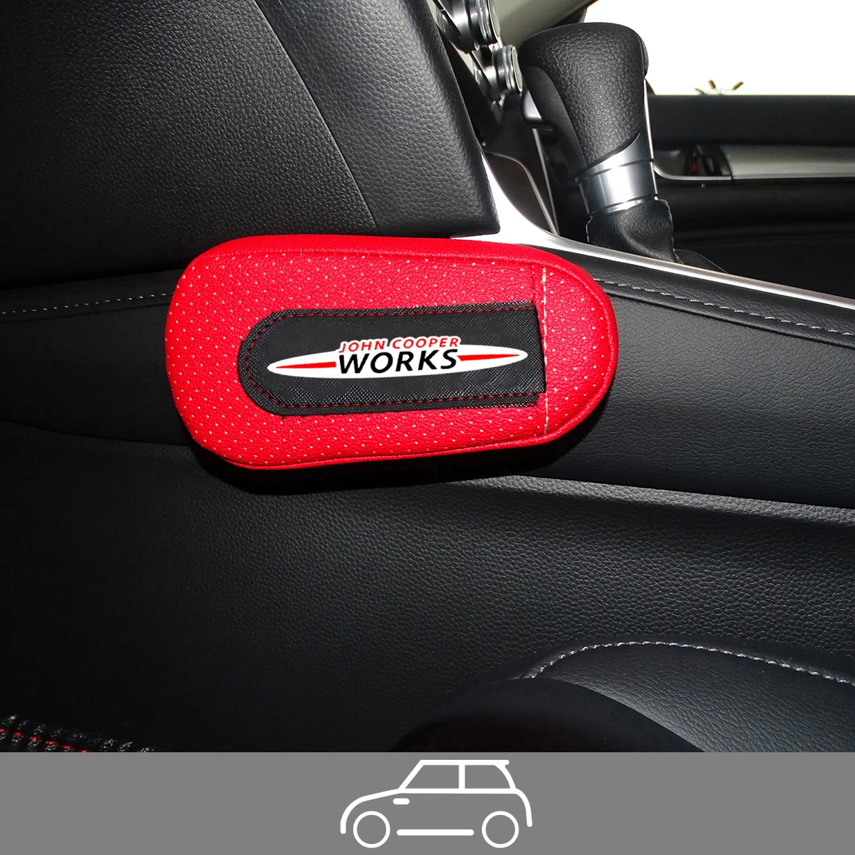 Car Soft Leather Leg Cushion Knee Pad Armrest pad Seat Supports For