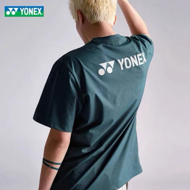 YONEX Summer Men's and Women's Same Style Badminton Clothing Sports Speed Drying Breathable Short Sleeve T-shirt