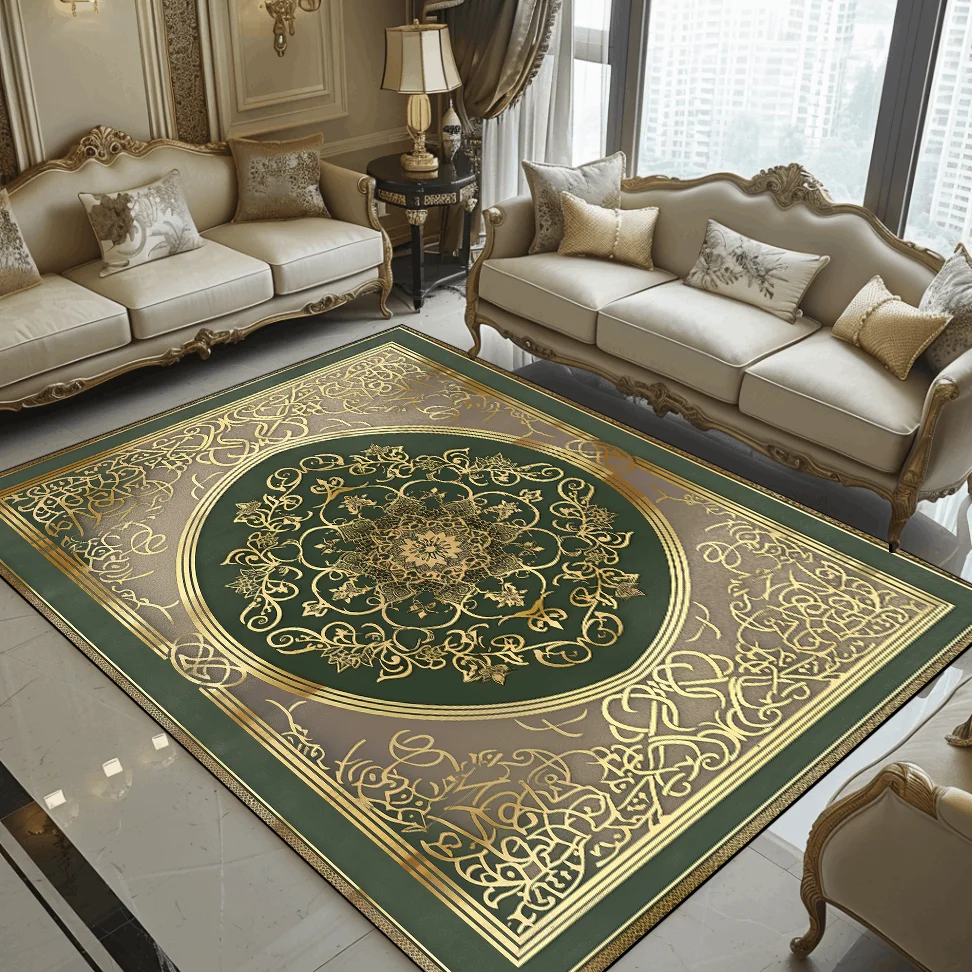 European Style Large Area Carpet for Living Room Luxury Decoration Home ...