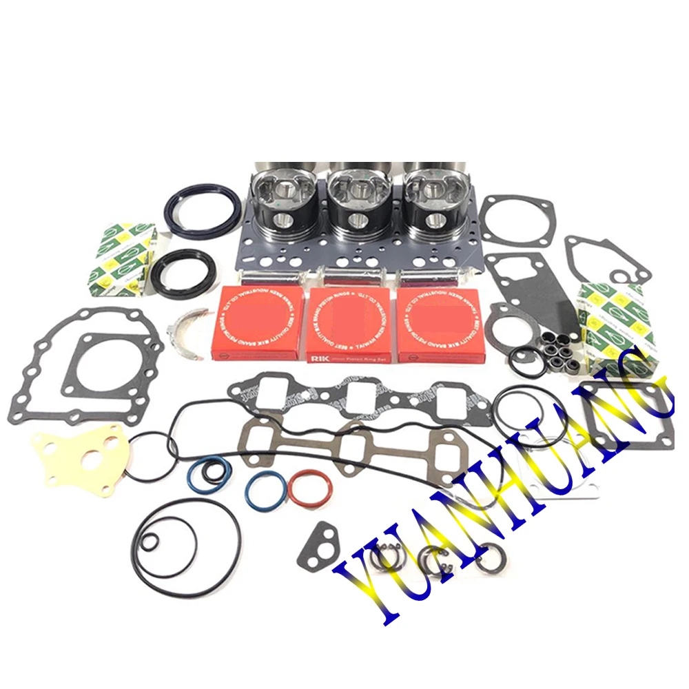 

Комплект для восстановления двигателя для Mitsubishi S3Q S3Q2 поршневое кольцо прокладка подшипник