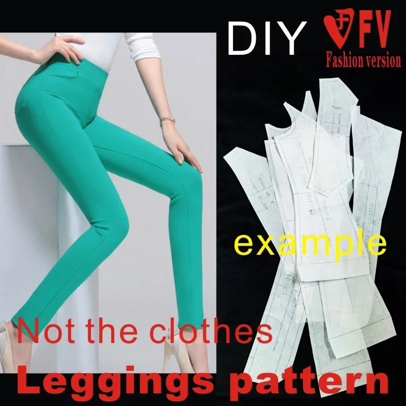 Pants Sewing Pattern Trousers Pattern High Elastic Leggings BCK-28