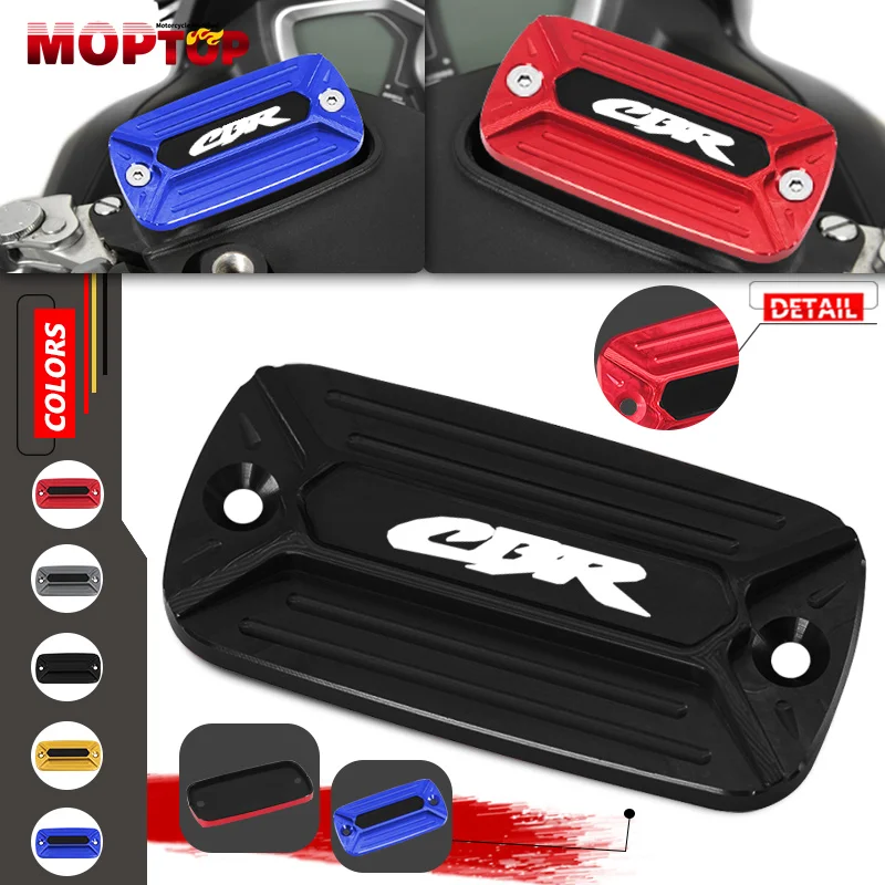 

Motorcycle Front Brake Reservoir Fluid Tank Cover Oil Cap For HONDA CBR600RR CBR1000RR 650R 650F 1100XX 600F 900RR 929RR 954RR