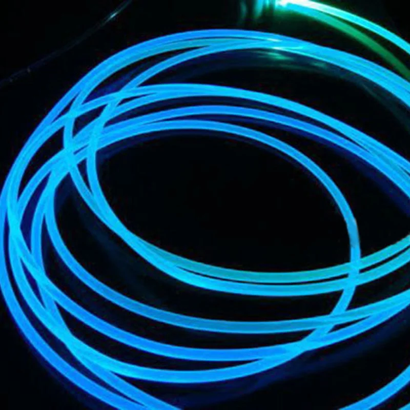 PMMA Side Glow Optic Fiber Cable 1.5mm/2mm/3mm/4mm For Car LED Lights Bright & LED Fiber Optic Illuminator Engine Decoration