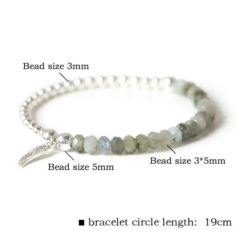 Natural Stone Rose Quartzs Gray Wings Charm Bracelet Mini Stone Beads Bracelets For Women Men Bangles Jewelry Gifts fashion bracelet fashion jewelry