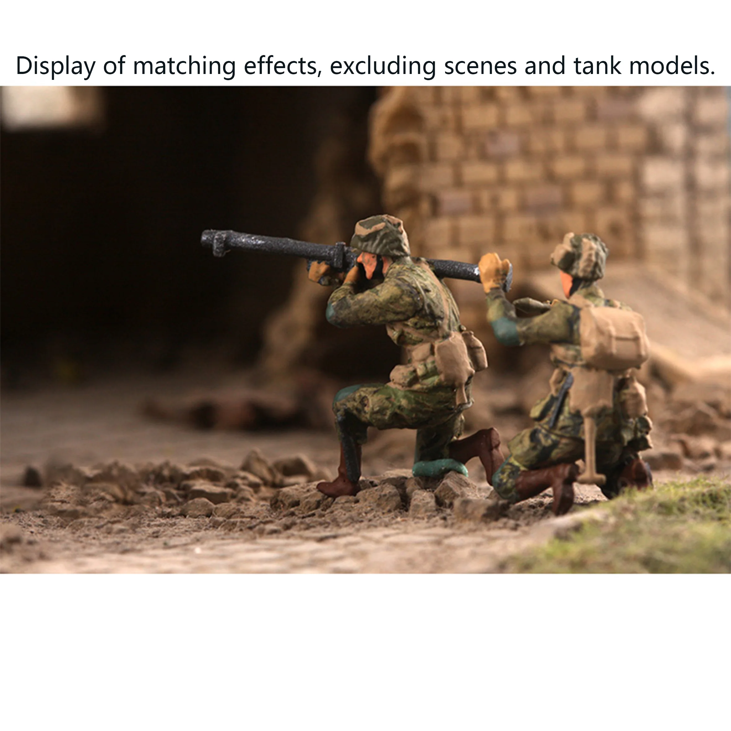 1/72 US Anti Tank Team Model (2 people) Finished colored soldier model