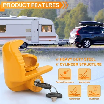 Universal Trailer Hitch Lock 1