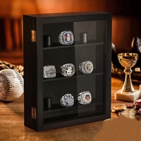 Wall-mounted Commemorative Ring Display box Stainless Steel ring for boyfriend gift Champion ring box accessories for fans gift 1