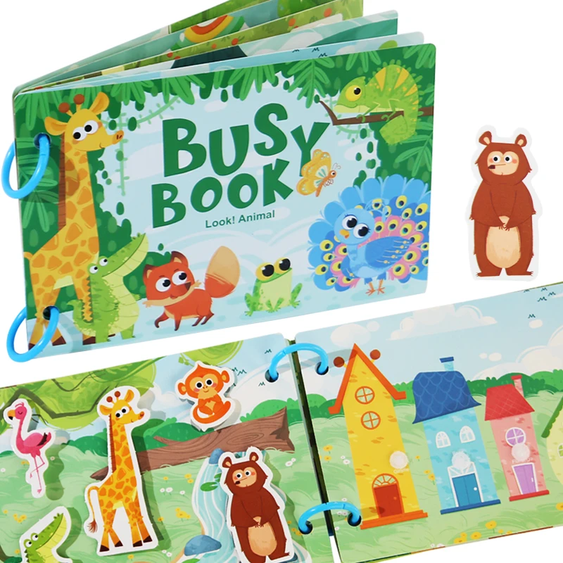 Montessori Baby Busy Book 1