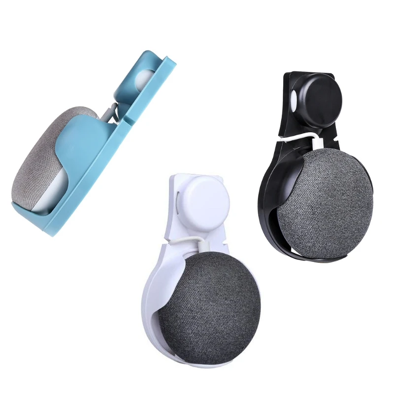 

Вешалка для розеток для Goo-gle Home Mini и Nest Mini Настенный настенный держатель для розеток Компактное крепление для шнура