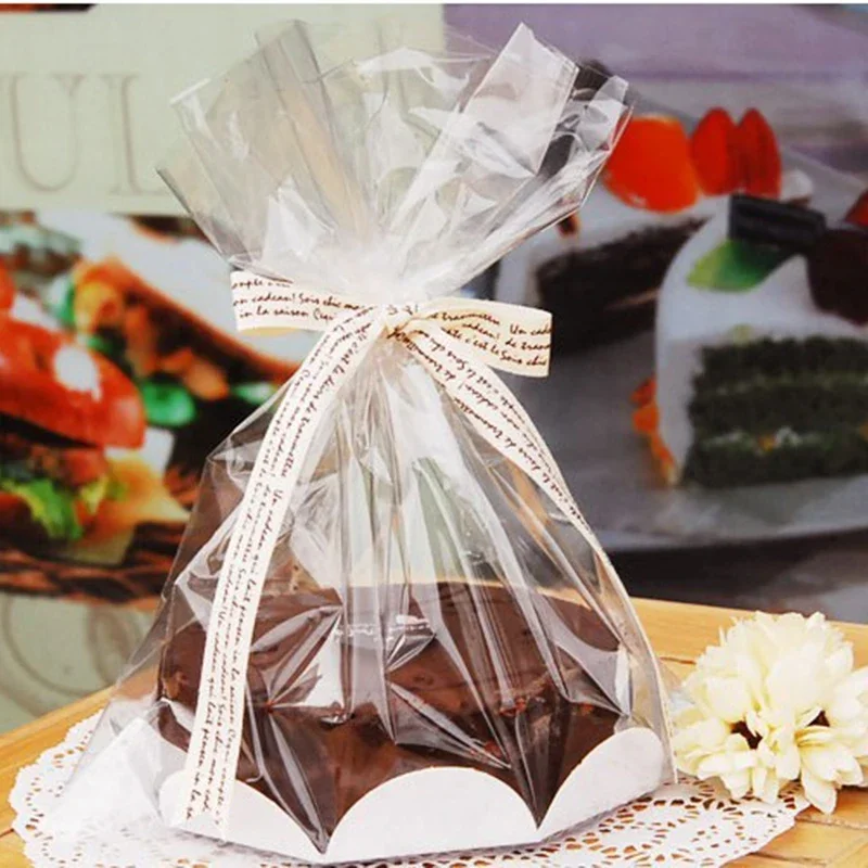 Plastic packaging for chiffon cake /sponge cake 10pcs per set