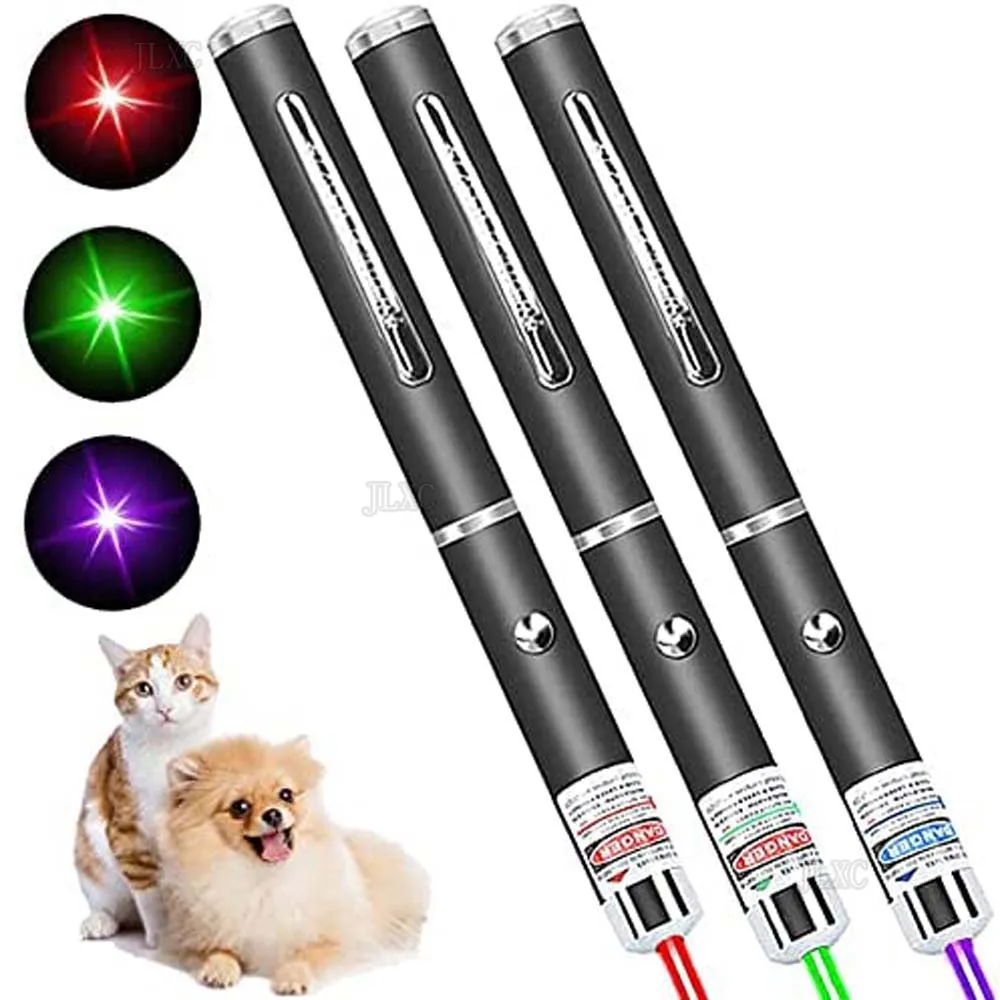 Laser Pointer Mini 2 in1 Cat Keychain Fun Pointer No battery Portable LED Training Torch Pet Cat Tickle Toy Flashlight