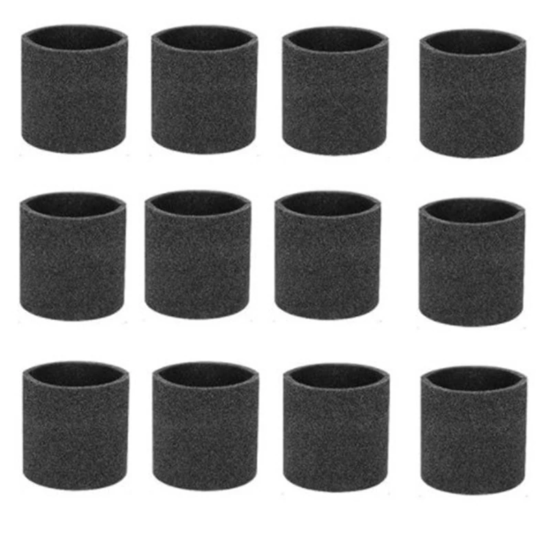 

12Pcs Foam Filter Sleeve Craftsman Wet Dry Vac Filter For Shop Vac 90304 90585, Accessories For Shop Vac Filter