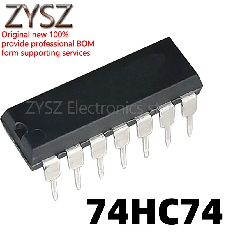 

1 шт. SN74HC74AN/SN74HC74N/HD74HC74P/HD74HC74AP in-line DIP14