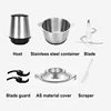 2L 3L 5L Household Stainless Steel Meat Grinder 500W High Power Blender Multifunctional Food Processor Food Chopper Electric 5