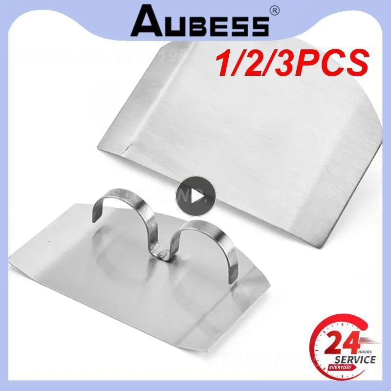 1/2/3PCS Stainless Steel Hand Finger Protector Chef Finger Guards For Cutting Guard Protector Avoid Hurting Kitchen Tool
