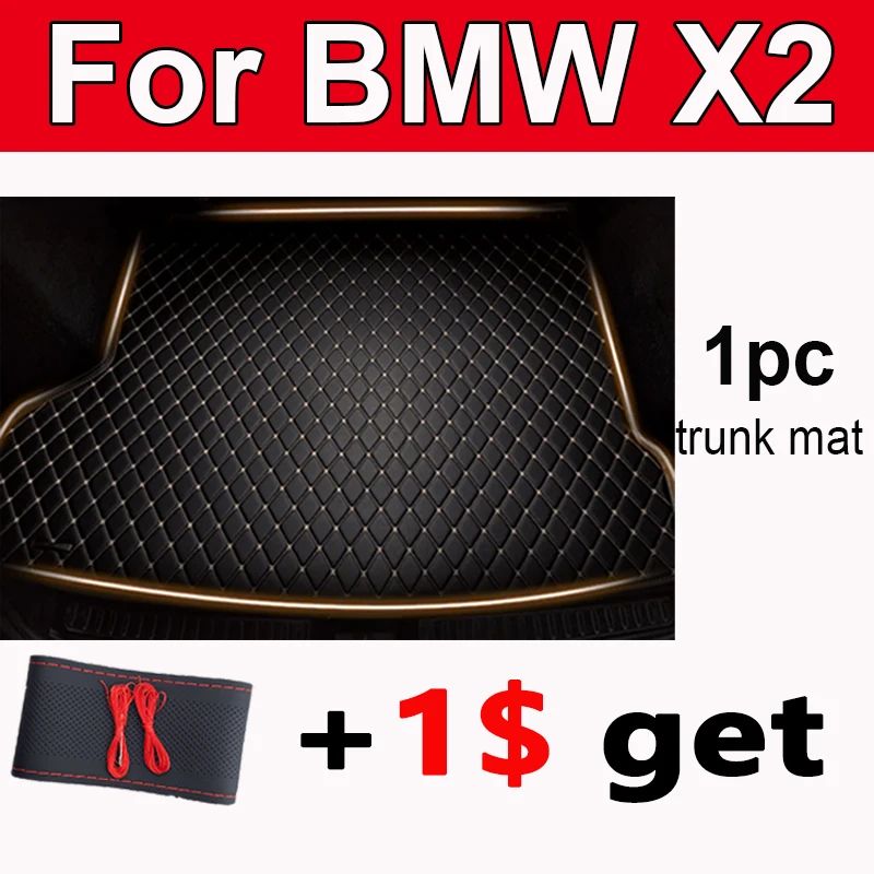 

Автомобильные коврики для багажника BMW X2 F39 2018 2019 2020 2021 2022, водонепроницаемые автомобильные коврики, полный комплект, аксессуары для салона автомобиля