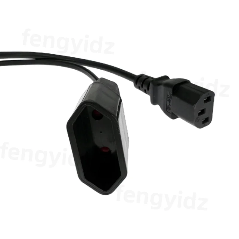 Y Splliter  ڵ IEC320 C14 ÷ 3    ̺ ڵ AC   C13 + CEE7/16 2Pin  