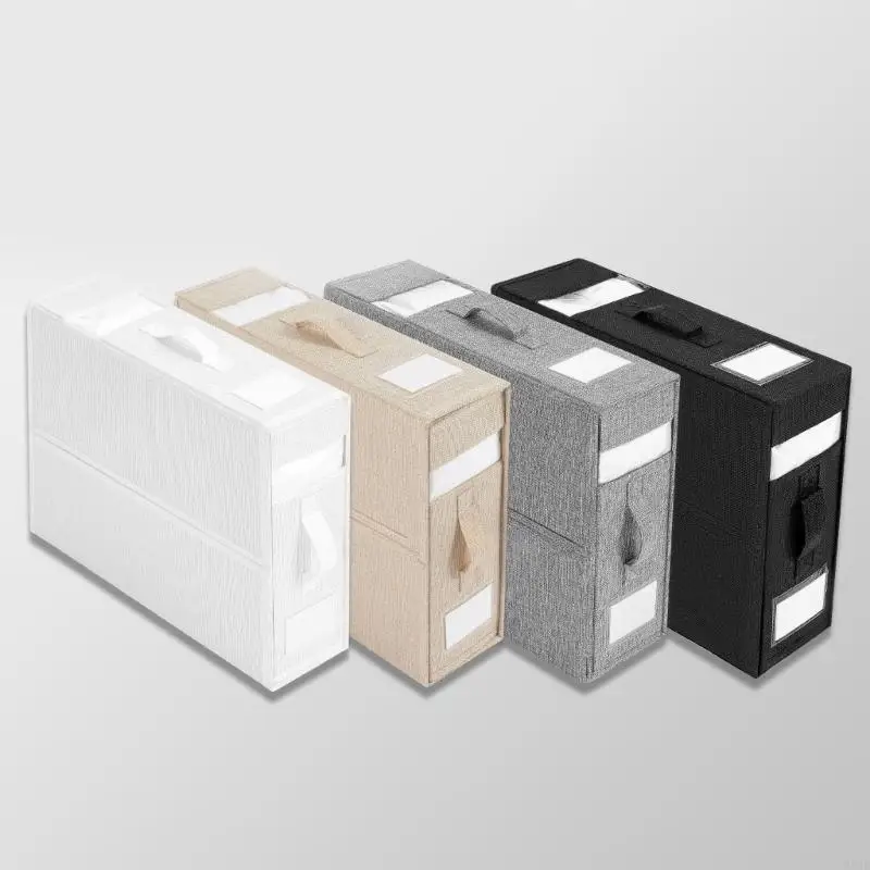 F68D Quilt Bed Bottom Storage Box Fabric Folding Clothes Moisture-Proof Storage Box 5