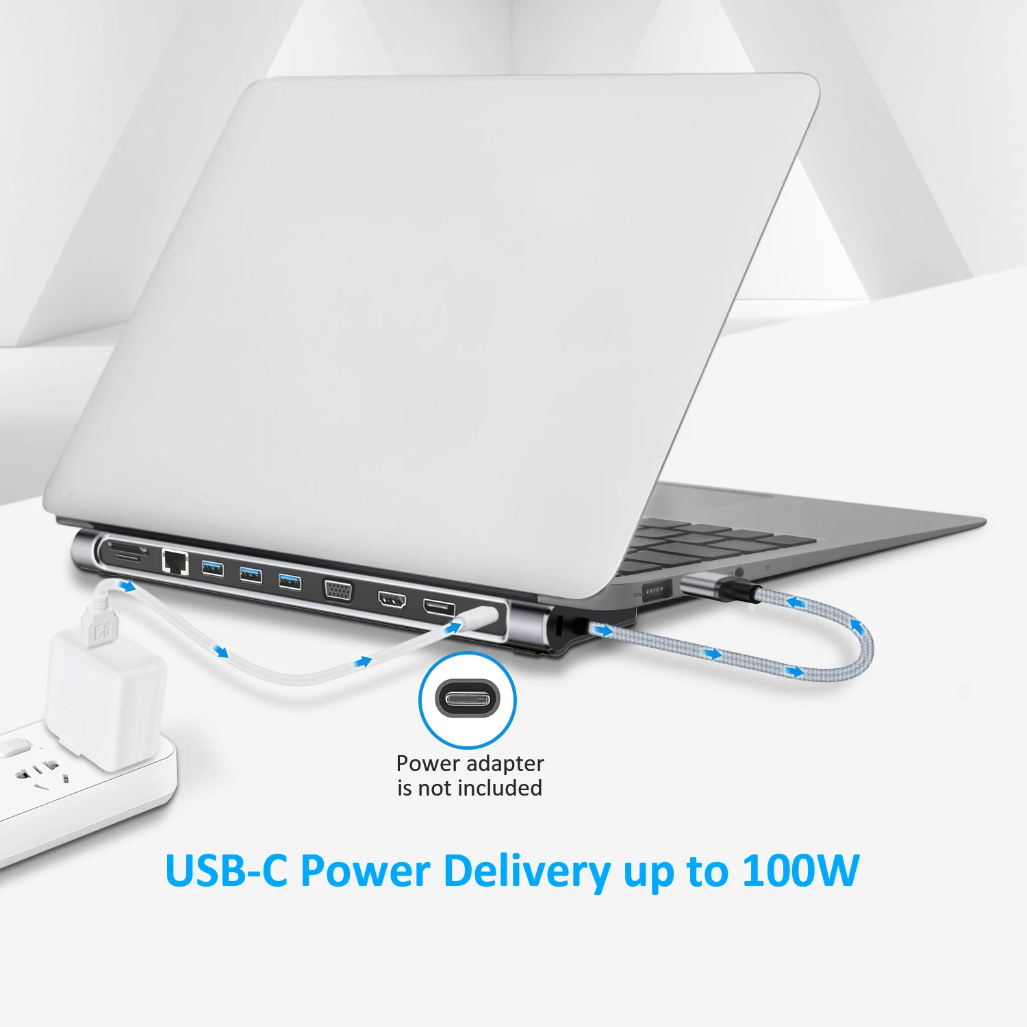 Tobenone USB C  ŷ ̼, USB HDMI, SD, TF ,  ũ, , MacOS, 2  Ʈ ĵ Ȯ
