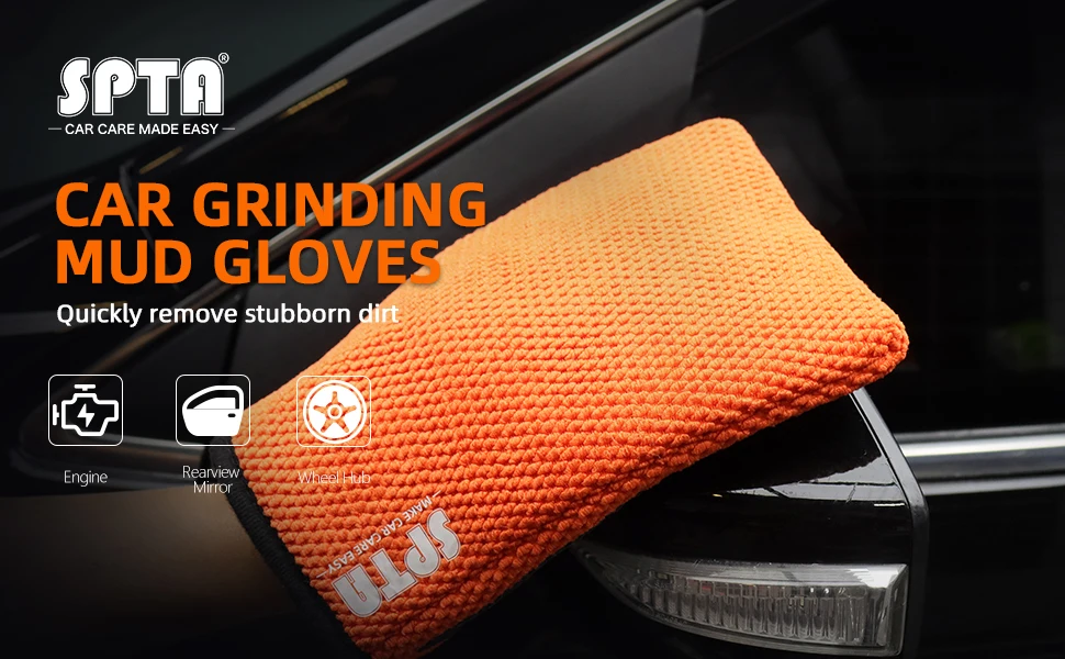 SPTA 1–15 Stück Clay Bar Mitt Handschuh Detaillierung Reinigungstuch Tuch Autowäsche entfernt schnell Schmutz von Ihrem Lack Glas Räder