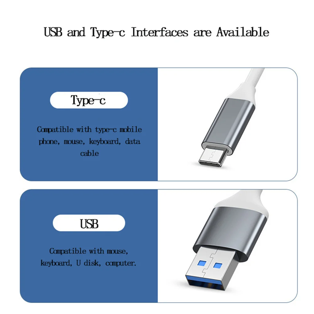 USB C HUB 3.0 Type C 4 Port Multi Splitter Adapter OTG HUB Compatible For Lenovo PC Computer Accessories