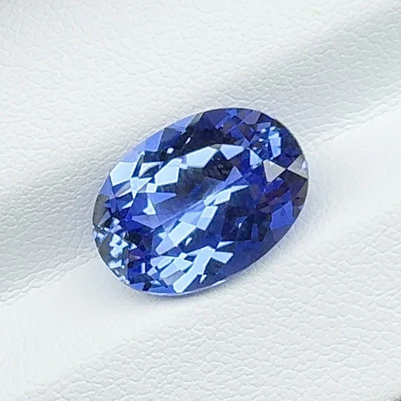 Lab Grown Sapphire Cornflower Color Oval Cut 10x14mm 8ct VVS1 Gemstone for Diy Jewelry Making AGL Certificate
