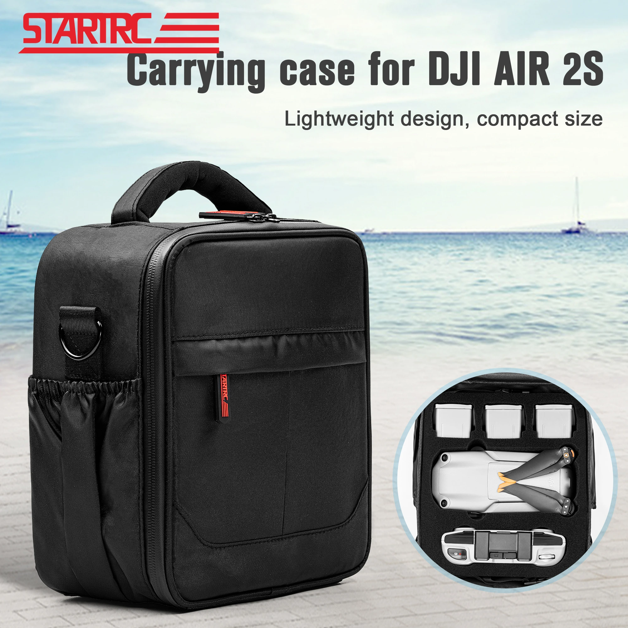 Dji Air 2s Portable Shoulder Bag Carrying Case Handbag For Dji Mavic