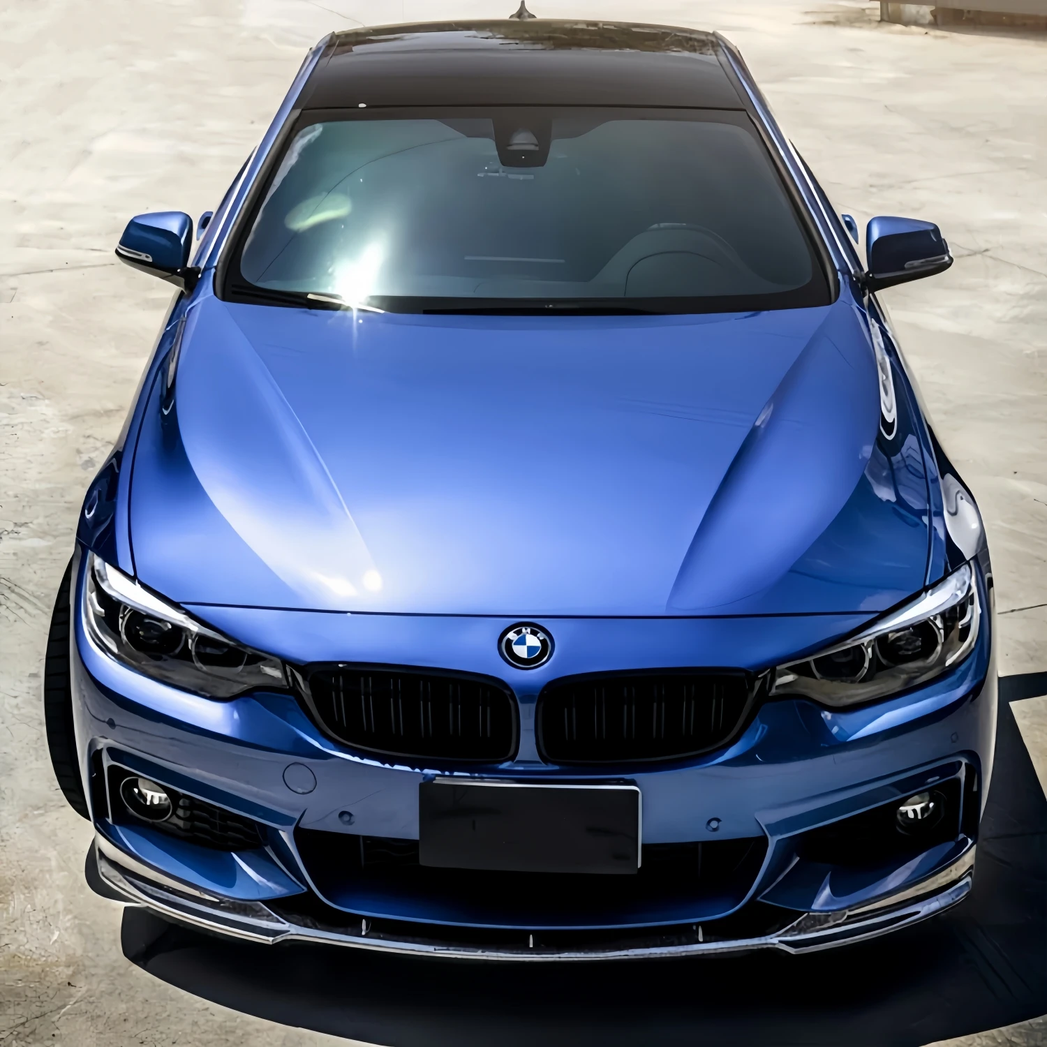 ABS Gloss Black Front Bumper Lip Splitter For BMW 4 Series F32 F33 F36 420i 420d 425d 435i 440i M Sport 2013-Bodykit Tuning car bumper spoiler bumper lip bumper lip decoration front bumper decoration front bumper cover