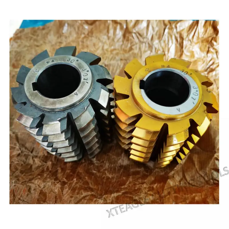 HSS Module M4 Involute Spline Gear Hob Cutter PA30 degree 80*80*32hole