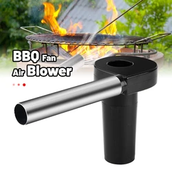 1Pc Portable BBQ Fire Blower Electric Fan Air Blower Charcoal Cooking Burn Lighters Stove Picnic Charcoal Grill Barbecue Camping