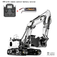 LESU1/14 engineering remote control hydraulic model toy CNC 7-way reversing valve excavator Aoue-945 three-section arm 1