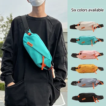 Borsa da petto versatile in stile giapponese per donna borsa a tracolla sportiva casual per uomo borsa a tracolla per studente di strada di grande capacità marsupio alla moda 1