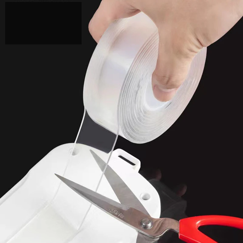 Double Sided Adhesive Tape Strong Transparent Nano Double Sided Sticky Tape Waterproof Reusable Wall Stickers Super Strong