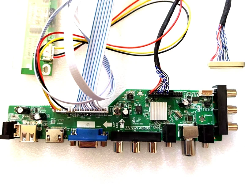 Yqwsyxl Kit para Lp156wh1-tlc1 Lp156wh1 tl c1 Placa do Controlador de tv Sinal Digital Dvb-t Dvb-c Lcd Placa Controlador de Tela - Imagem 6