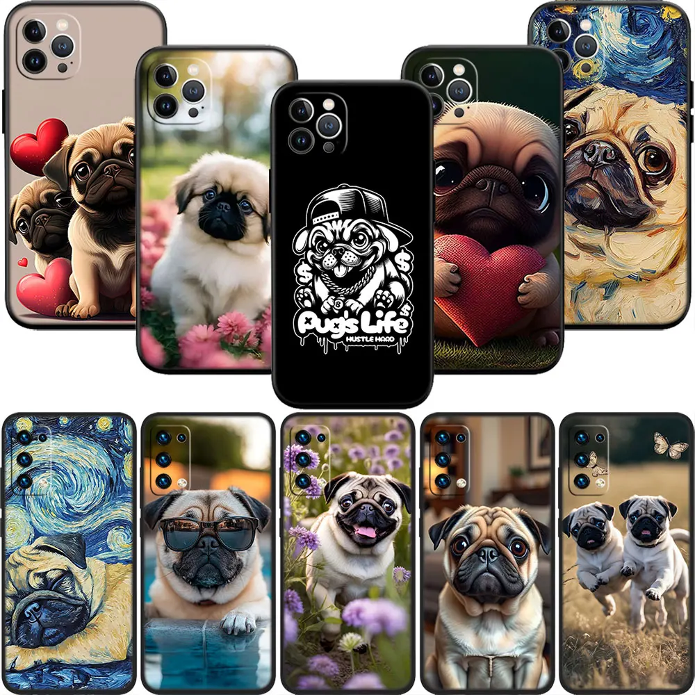 Pug Dog Design Phone Case - Durable and Stylish Protection