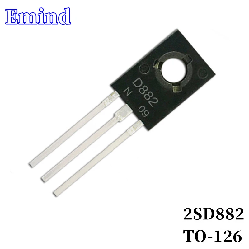 Transistor DIP TO 126 Type NPN bipolaire, amplificateur 30V/3A, 10/20