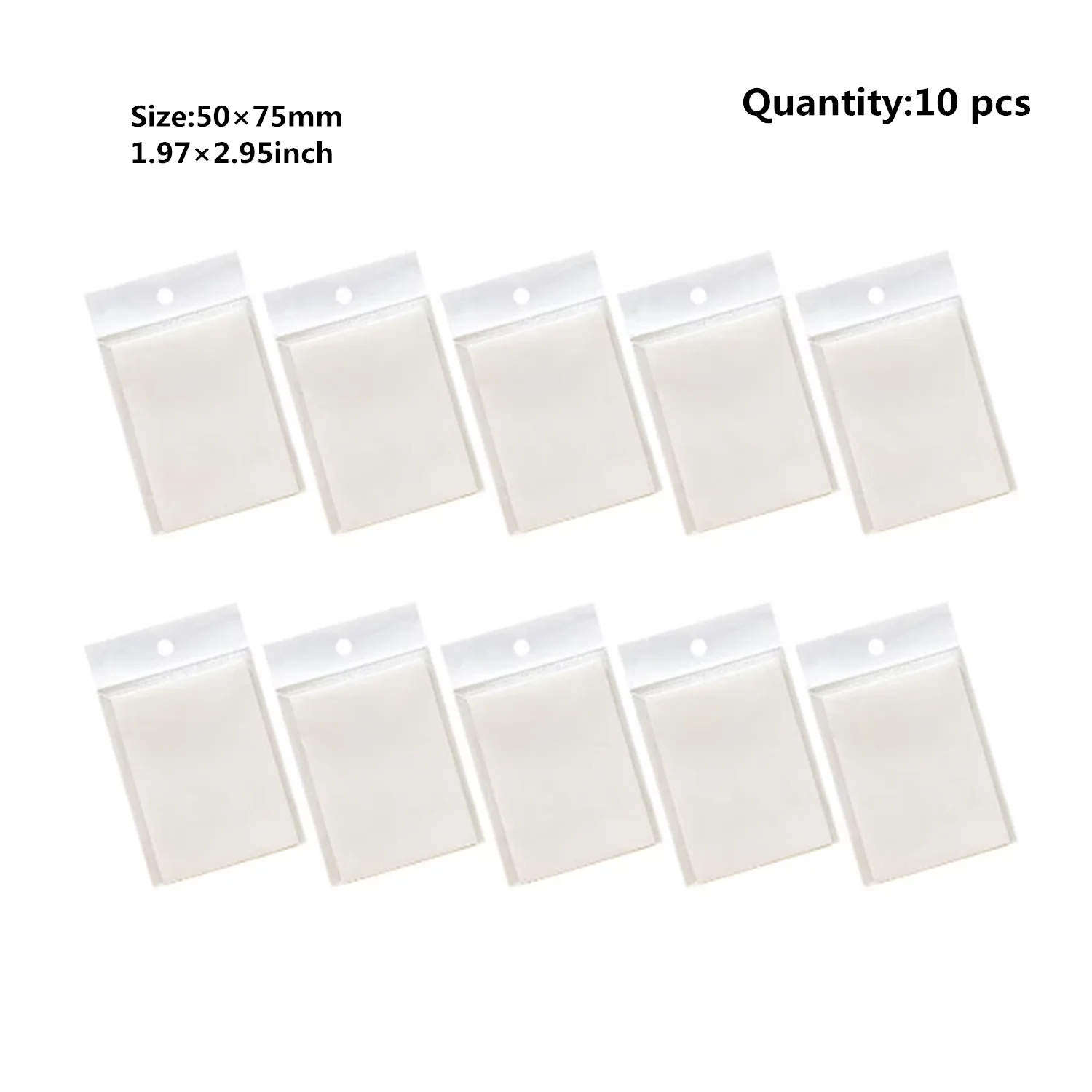 Transparent Waterproof Self-Adhesive Sticky Note Pads - 50 Sheets, Ideal