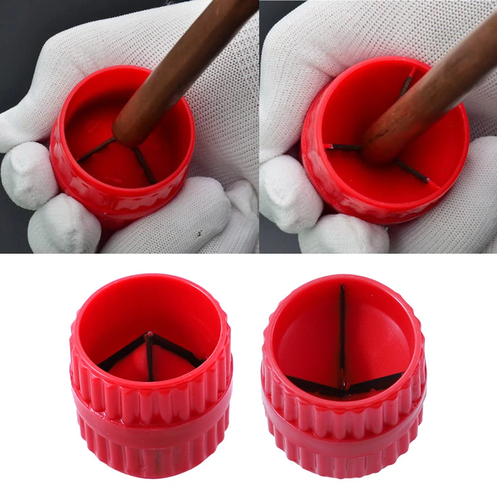 Copper Pipe Cleaner and Reamer Set Inner-Outer Reamer Pipe Deburring Brush Deburring Tool For Copper/Aluminum/Brass Tubing