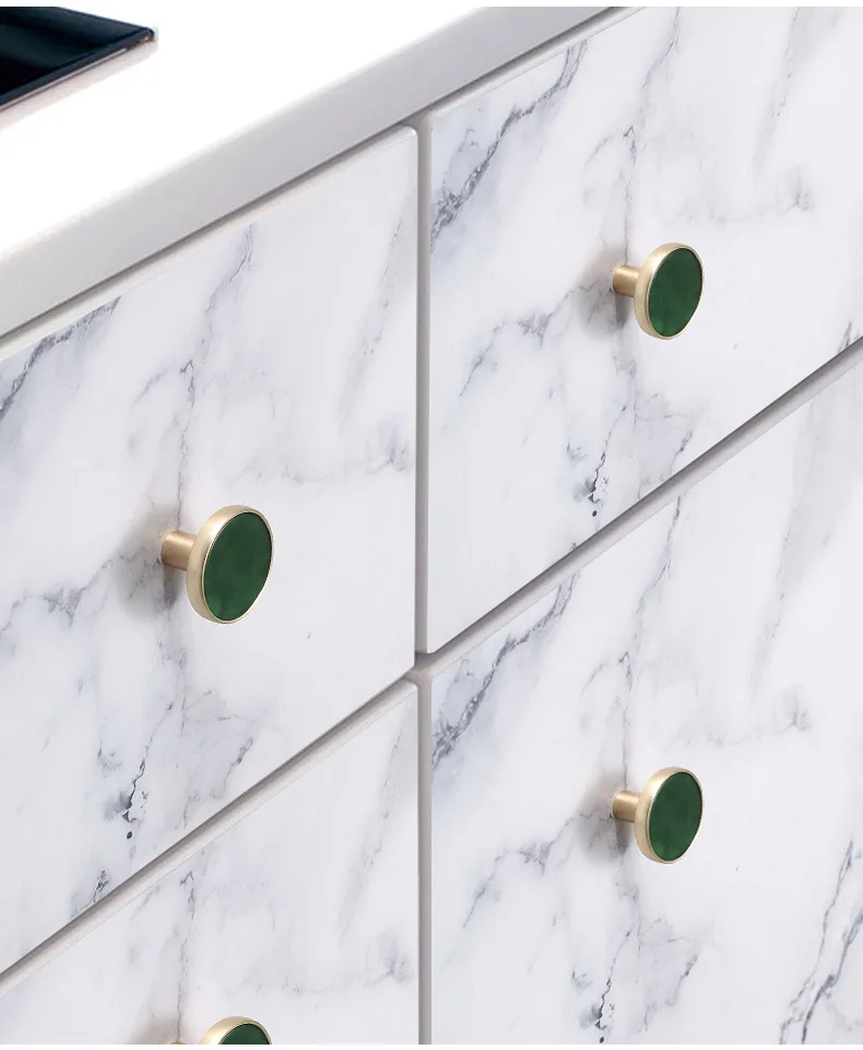 Description Picture 6 of item1PCS Zinc Alloy Door Knobs Handles Cabinet Shell Resin Elegant Furniture Handles Kitchen Cupboard Drawer Pulls Lever Interior