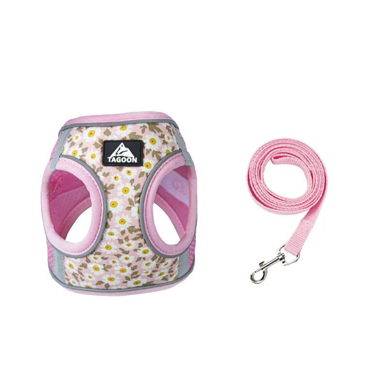 Breathable Mesh Harness And Leash 3
