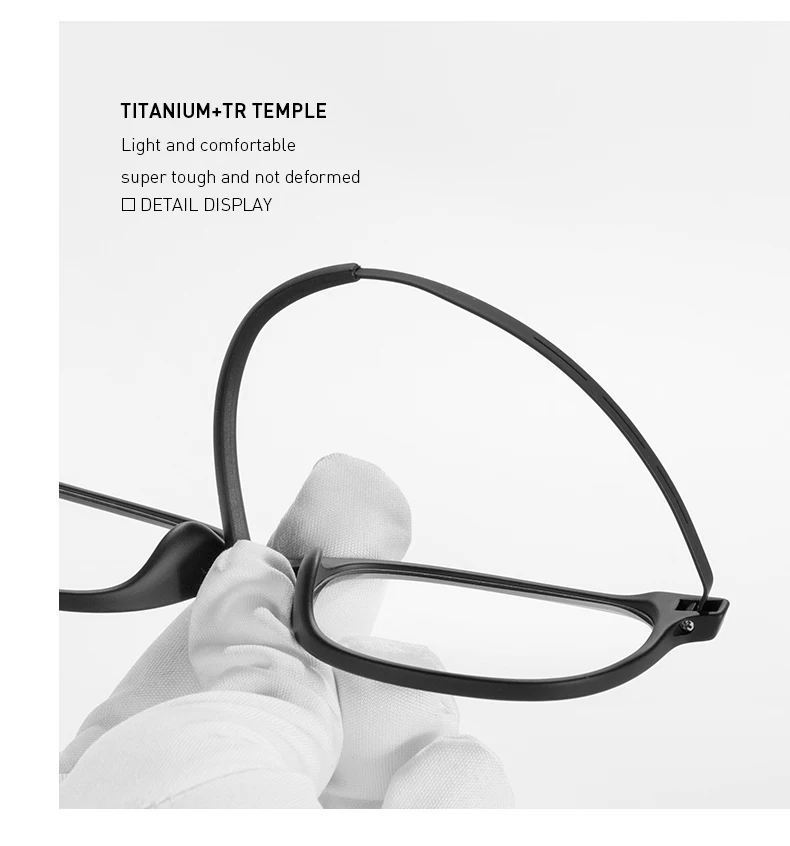 MERRYS DESIGN Men Pure Titanium Ultra-Light And Comfortable Unisex Eyeglasses Frame Women TR90 Eyewear Glasses Frame S2840