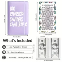 100-дневный денежный конверт Challenge — планировщик финансовых экономий с конвертами — изображение 6