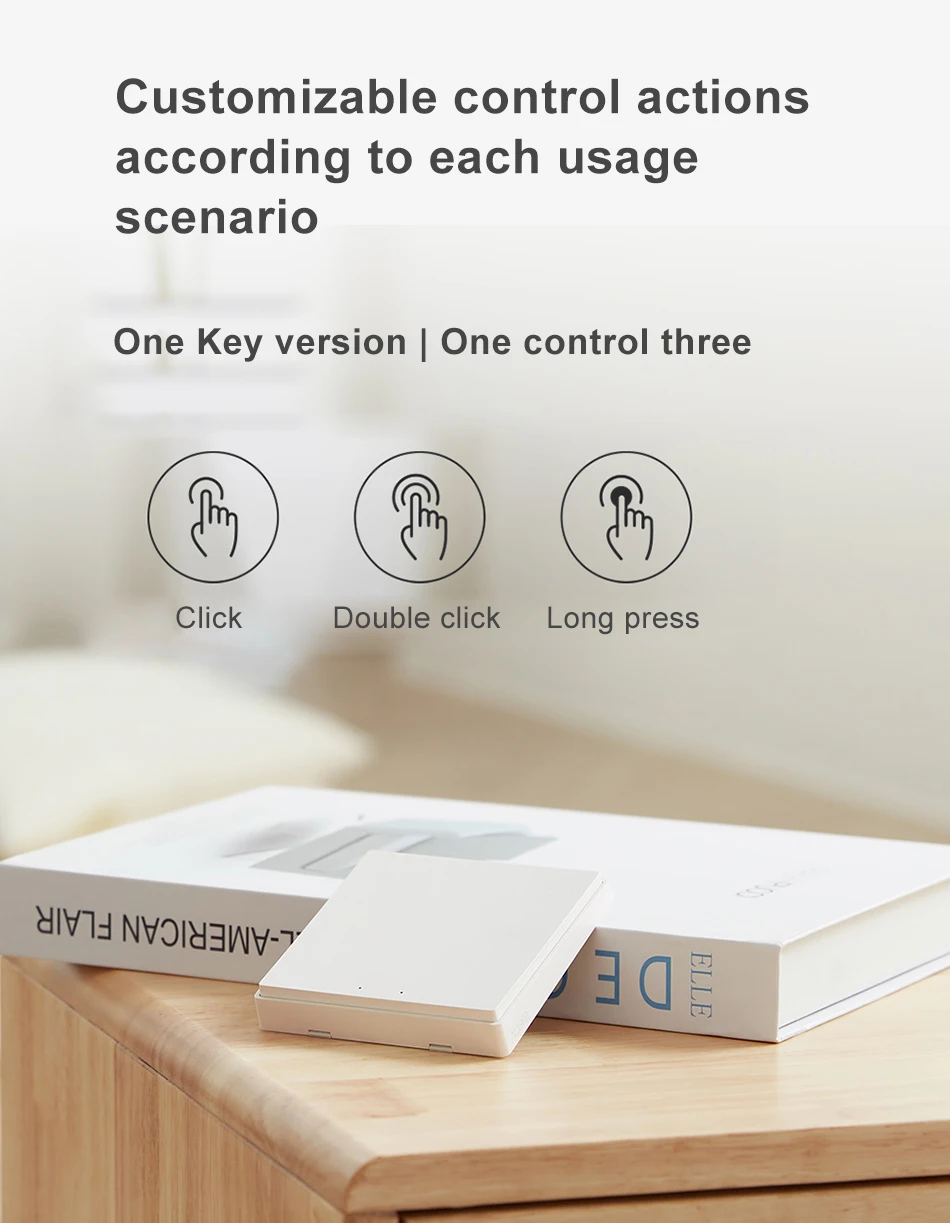 Wall Switch D1 Zigbee Smart Wireless Key Light Button Wifi Remote Control Switc