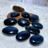 Healing Natural Crystals Blue Tiger Eye Palm GemStones High Quality Reiki Home Decorations Mineral Energy Gift 5