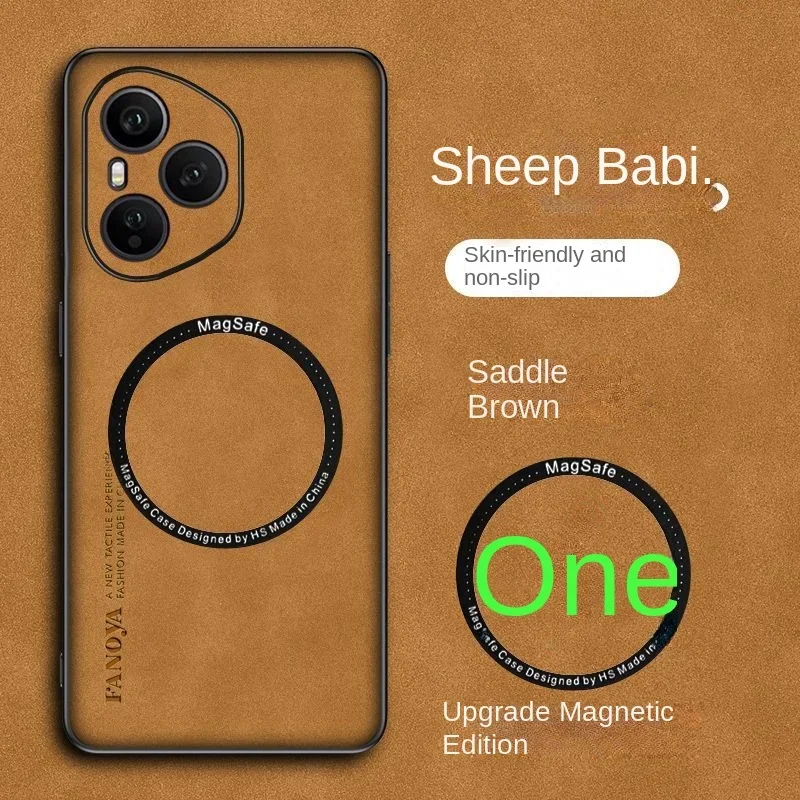 Durable Soft PU Leather Case with Magnetic Closure - Premium Protective Back Cover