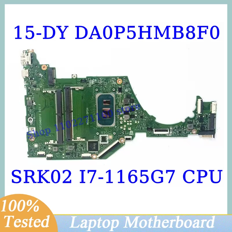 

Материнская плата DA0P5HMB8F0 для HP 15-DY 15T-DY 15S-FQ с SRK02 I7-1165G 7 материнская плата с процессором для ноутбука 100% полностью протестирована