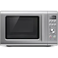 Breville Countertop Compact Wave Soft-Close Microwave Oven, Silver, BMO650SIL 1
