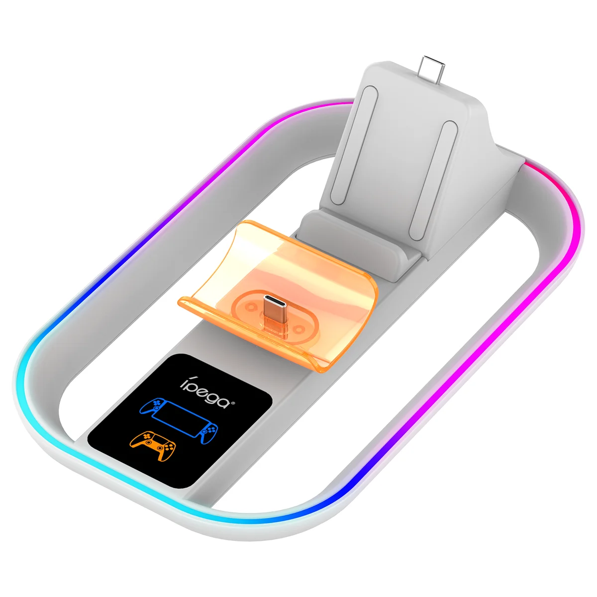 for PlayStation Portal Game Console Charger for PS5 Game Controller Charger with Colorful RGB Light 6 for PlayStation Portal Game Console Charger for PS5 Game Controller Charger with Colorful RGB Light 2